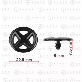 Клипса Nissan 6584630F00