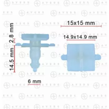 Клипса Nissan 768826P010