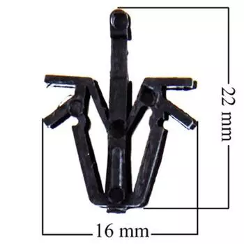 Клипса SKYWAY, для решетки радиатора 098, набор 50шт, S05601098