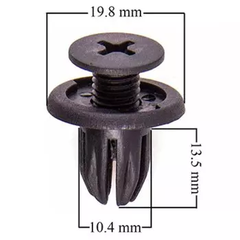 Клипса SKYWAY, HONDA ACCORD-LEGEND-PRELUDE, CHEVROLET AVEO-LACETTI-SPARK 078, набор 25 шт