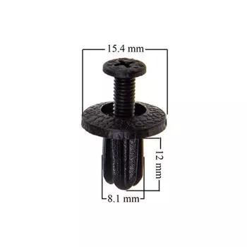 Клипса SKYWAY, HONDA CR-V 236, для приборной панели, набор 25шт, S05601236