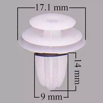 Клипса SKYWAY, HONDA, NISSAN, MITSUBISHI, TOYOTA, для салона, дверей, багажника, набор 25шт, S05601062