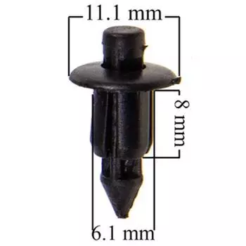 Клипса SKYWAY, NISSAN CEFIRO, DATSUN, MITSUBISHI LEGNUM, для переднего бампера, набор 50шт, S05601258