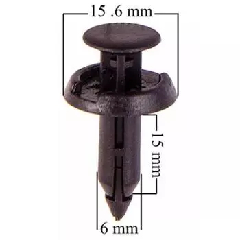 Клипса SKYWAY, TOYOTA 115, набор 25шт, S05601115