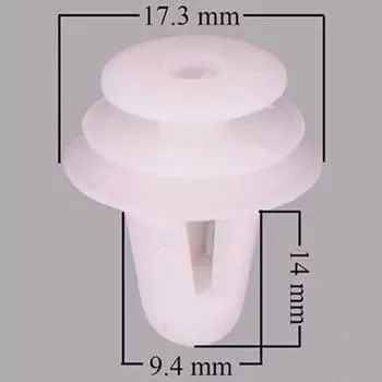 Клипса SKYWAY, TOYOTA AVENSIS VERSO, IPSUM, WISH 092, набор 25шт, S05601092