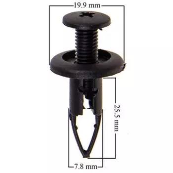 Клипса SKYWAY, TOYOTA LAND CRUISER PRADO 180, для деталей кузова, набор 25шт, S05601180