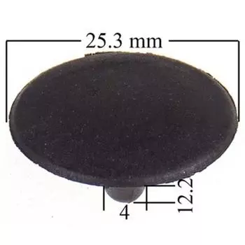 Клипса SKYWAY, TOYOTA LITEACE NOAH 255 для шумо-теплоизоляции капота, набор 50шт, S05601255