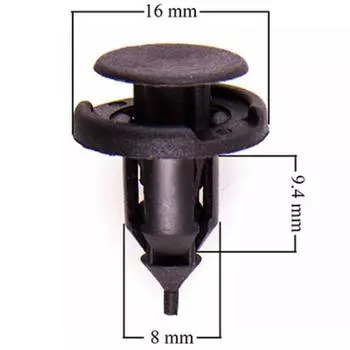 Клипса SKYWAY, универсальная 024, набор 25шт, S05601024
