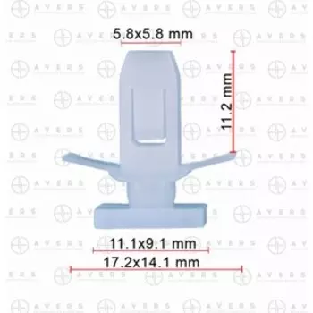 Клипса Subaru 57160FC010