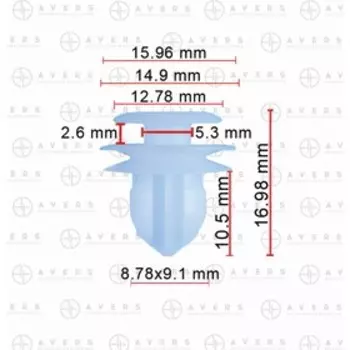 Клипса Toyota 6221713010