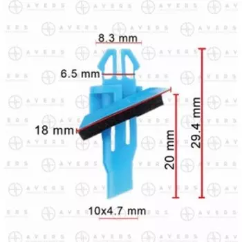 Клипса Toyota 7549260020