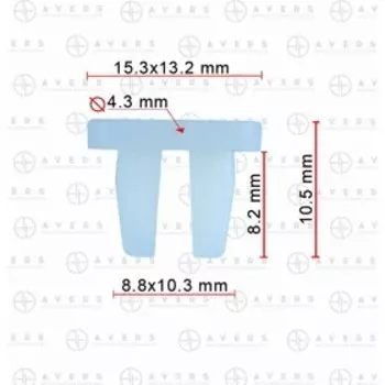 Клипса Toyota 9018906193