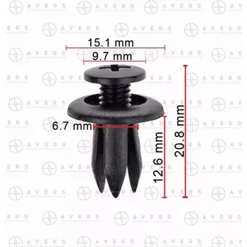 Клипса Toyota 9046706017