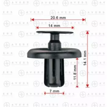 Клипса Toyota 9046707201