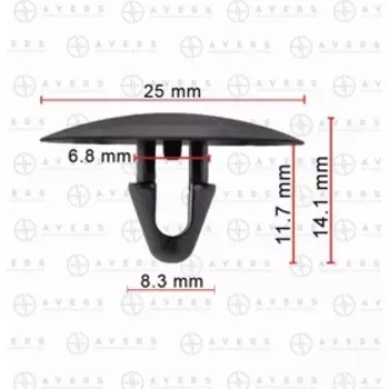Клипса Toyota 9046708124