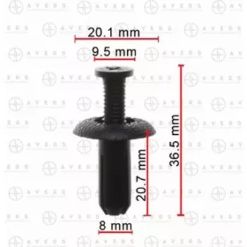 Клипса Toyota 9046708155