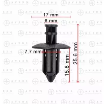 Клипса Toyota 9046708180