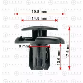 Клипса Toyota 9046708217