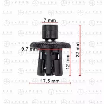 Клипса Toyota 9046710170C0