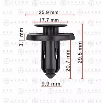 Клипса Toyota 9046710210