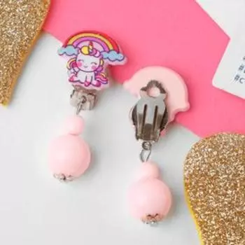 Клипсы "Выбражулька" единорожки, форма МИКС, цветные