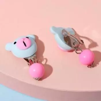 Клипсы "Выбражулька" мишки, цвет МИКС