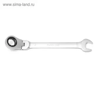 Ключ комбинированный Forsage F-75714F, трещоточный, с шарниром, 14 мм