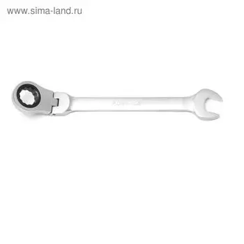 Ключ комбинированный Forsage F-75718F, трещоточный, с шарниром, 18 мм