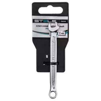 Ключ комбинированный STELS 15244, CrV, антислип, 7 мм