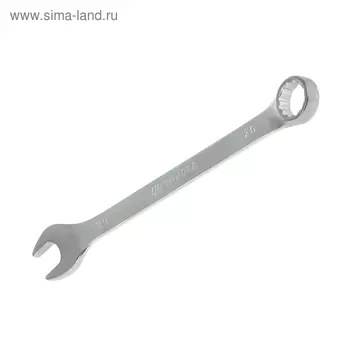 Ключ комбинированный ТУНДРА, CrV, матовый, 20 мм