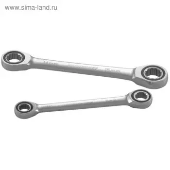 Ключ накидной Jonnesway W681618, трещоточный, 16х18 мм