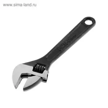Ключ разводной ТУНДРА, фосфатированный, 150 мм