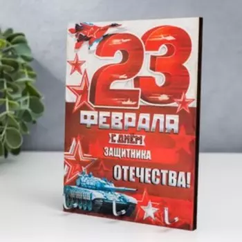 Ключница "23 февраля" 10х13 см