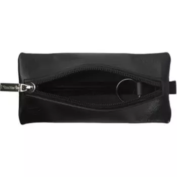 Ключница на молнии, длина 15 см, цвет чёрный