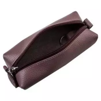 Ключница на молнии, длина 14 см, цвет сиреневый