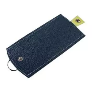 Ключница на молнии, длина 15 см, цвет синий