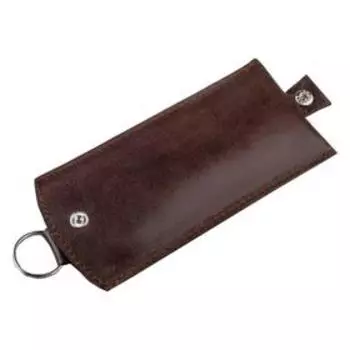 Ключница, длина 15 см, цвет коричневый