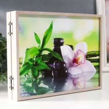 Ключница "Цветок орхидеи" 24х19х5 см