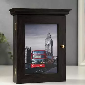 Ключница "Даблдекер на Тауэрском мосту" классика 19х27 Венге МИКС