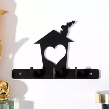 Крючки декоративные «Дом», ключница настенная, 1015 см