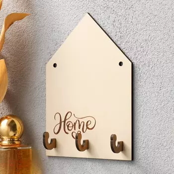 Крючки декоративные «Дом», ключница, заготовка для творчества, 1015 см