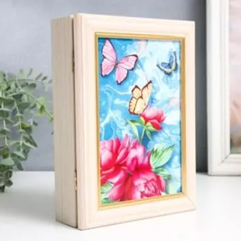 Ключница "Фантазия" молочный дуб 15х21 см