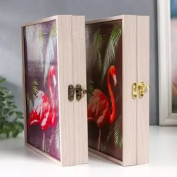 Ключница "Фламинго" 25,8х20,8х5 см МИКС