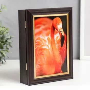 Ключница "Фламинго" венге 15х21 см