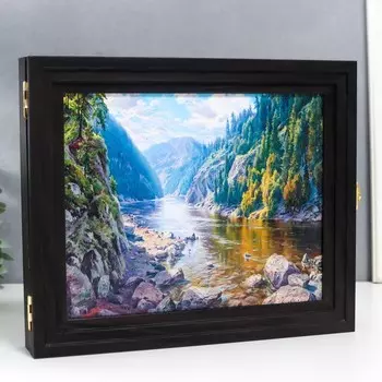 Ключница "Горная речка" 30х25х5 см