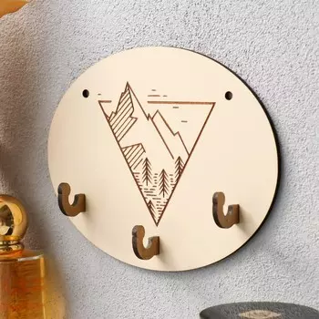 Ключница "Горы" 12х15 см