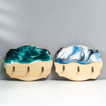 Ключница Эпоксид "Фигурная" 22х16 см МИКС