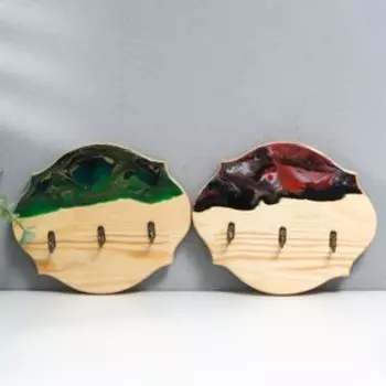 Ключница Эпоксид "Фигурная" 22х18 см МИКС