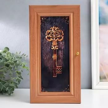 Ключница "Ключ" орех 16х31 см МИКС