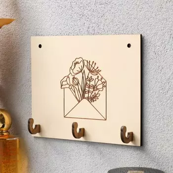 Ключница "Конверт" 12х15 см